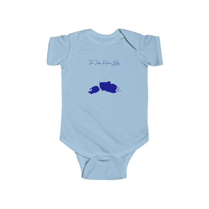 Colorado  Twin  Lakes  Reservoir  Onesie  front  position  view  from  front  light  blue.webp