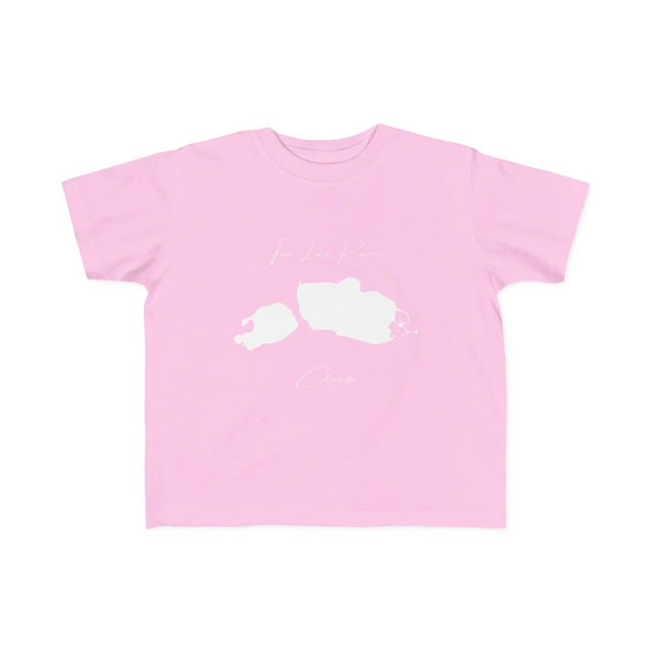 Colorado  Twin  Lakes  Reservoir  Toddler  T-shirt  front  position  view  from  front  pink.webp