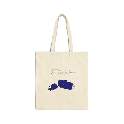 Colorado  Twin  Lakes  Reservoir  Tote  Bag  back  position  view  from  back  15  x  16.webp