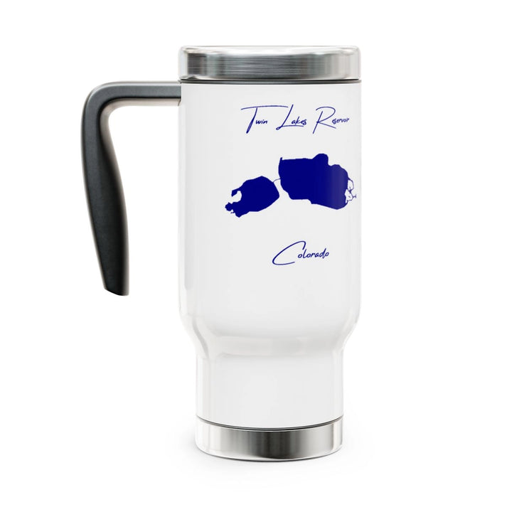 Colorado  Twin  Lakes  Reservoir  Travel  Mug  other  position  view  from  left  14oz.webp