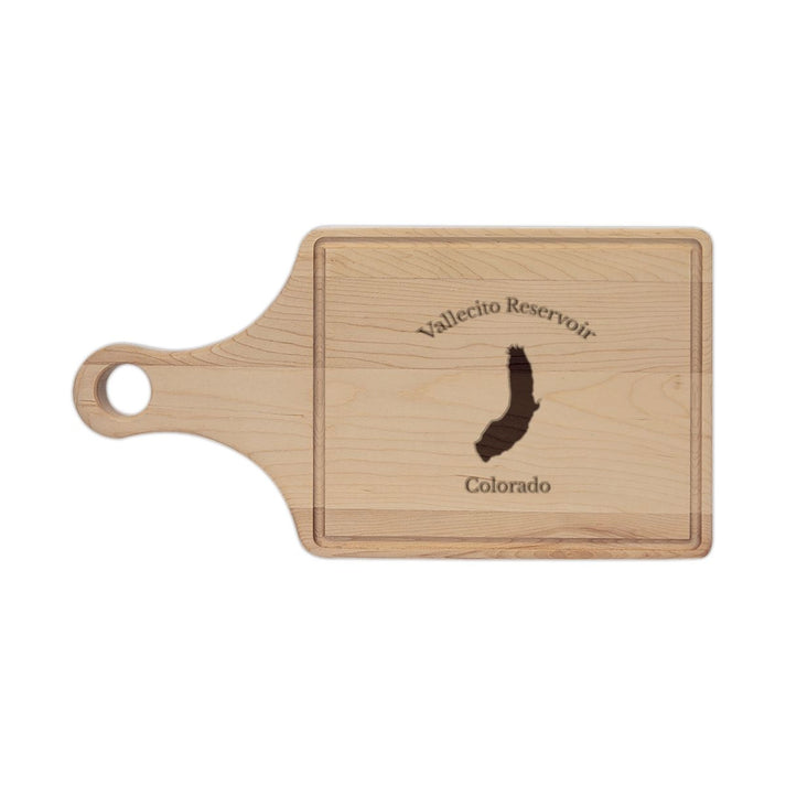 Colorado  Vallecito  Reservoir  Engraved  Cutting  Board  front  position  view  from  front  maple.webp