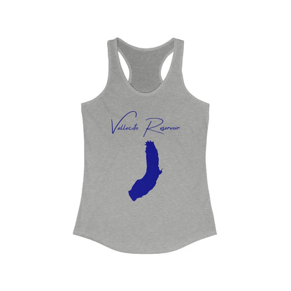 Colorado  Vallecito  Reservoir  Racerback-Tank  front  position  view  from  front  heather  grey.webp