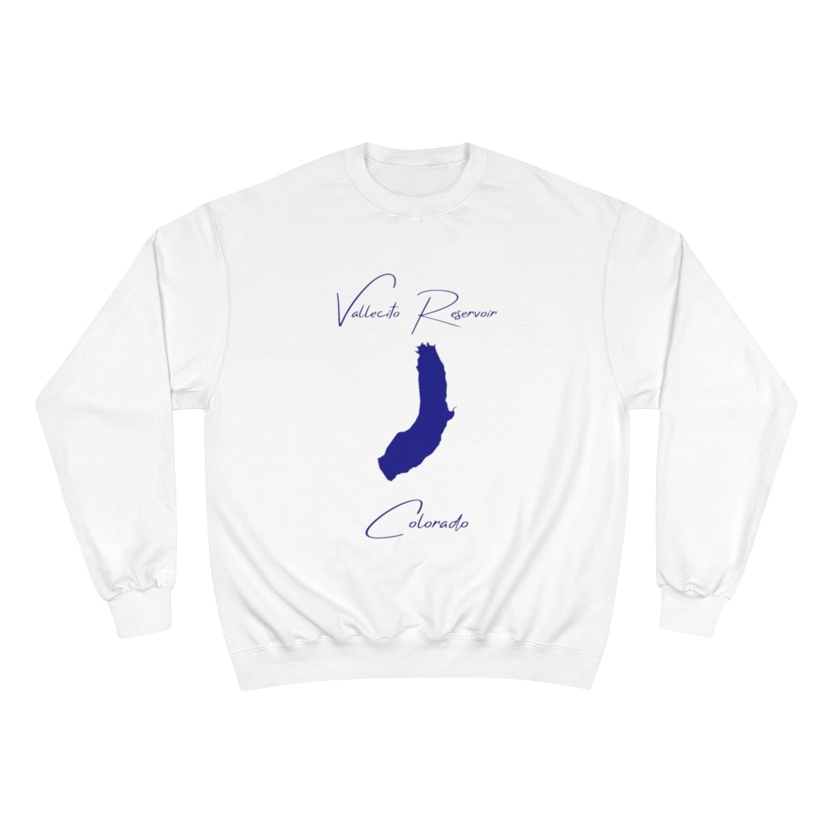 Colorado  Vallecito  Reservoir  Sweatshirt  front  position  view  from  front  white.webp