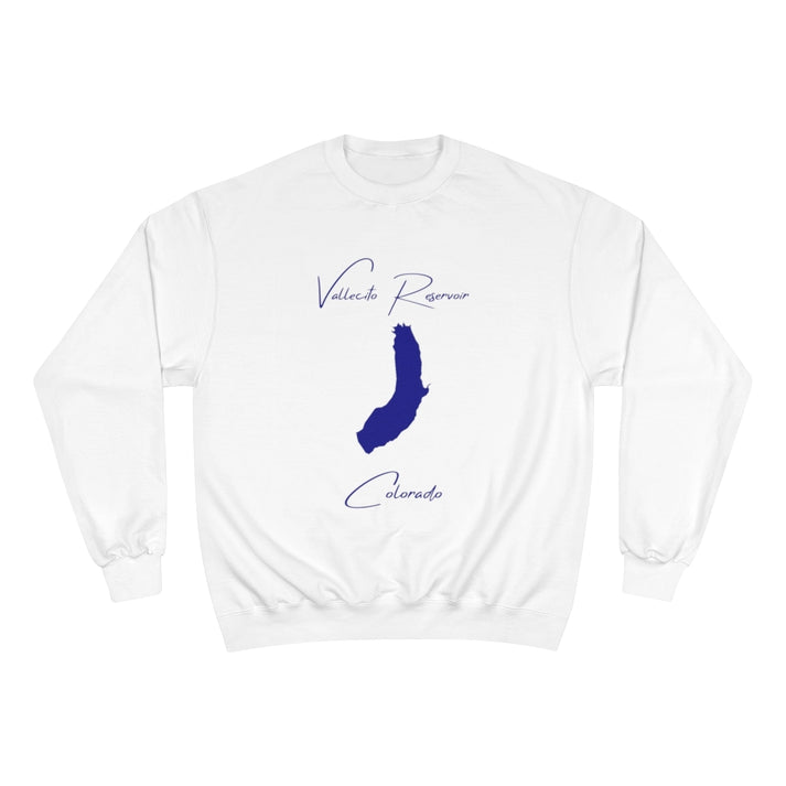 Colorado  Vallecito  Reservoir  Sweatshirt  front  position  view  from  front  white.webp