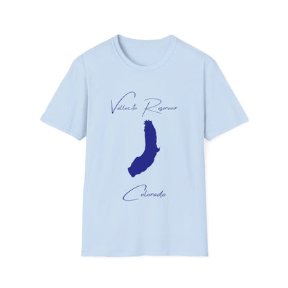 Colorado  Vallecito  Reservoir  T-shirt  front  position  view  from  front  light  blue.webp