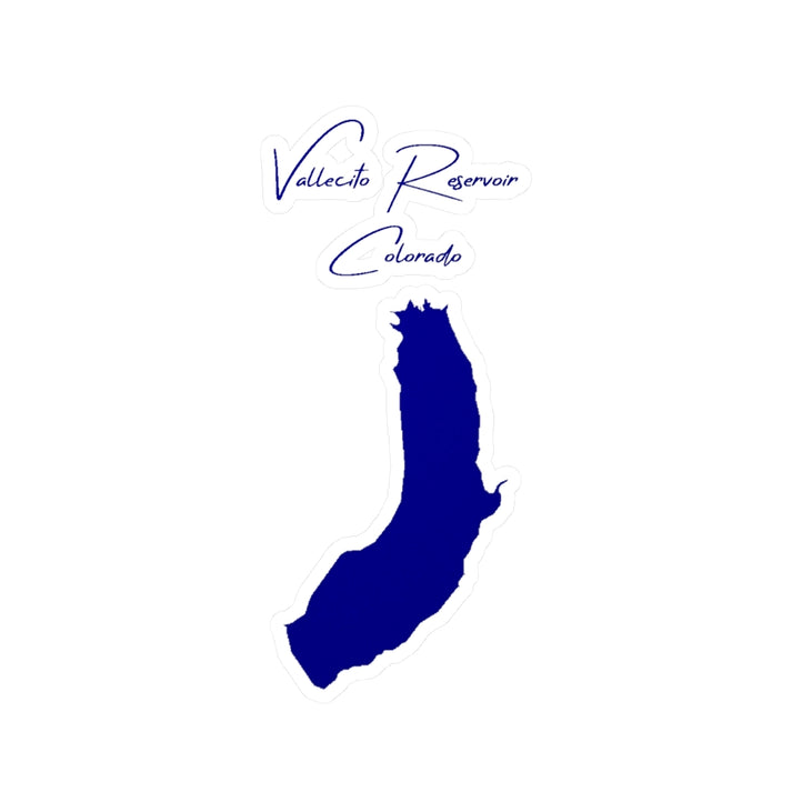 Colorado  Vallecito  Reservoir  Vinyl  Decal  other  position  view  from  front  4  x  6.webp