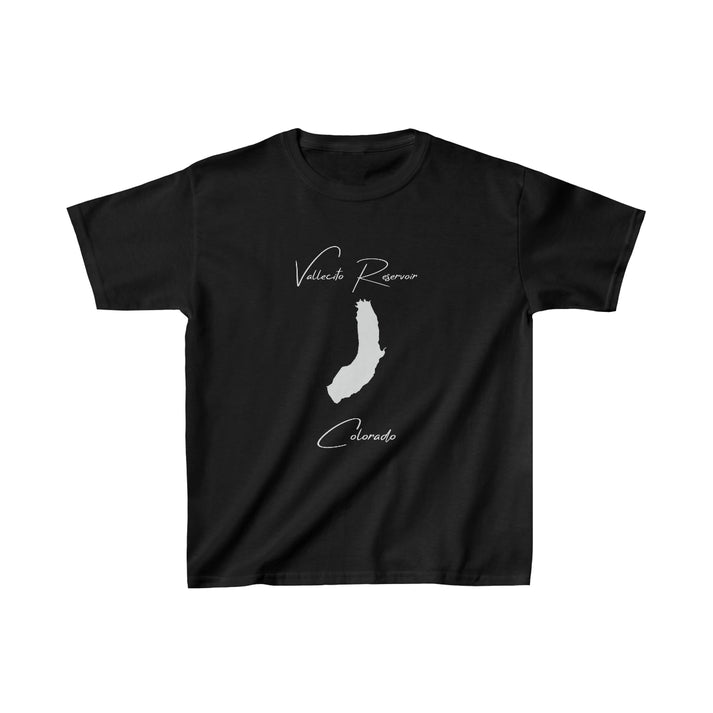 Colorado  Vallecito  Reservoir  Youth  T-shirt  front  position  view  from  front  black.webp