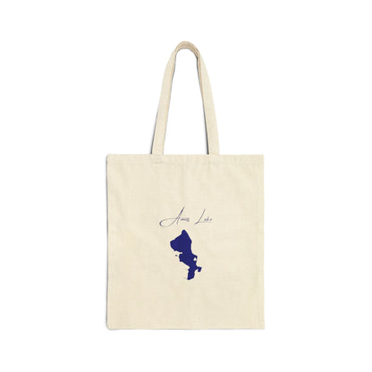 Connecticut  Amos  Lake  Tote  Bag  back  position  view  from  back  15  x  16.webp