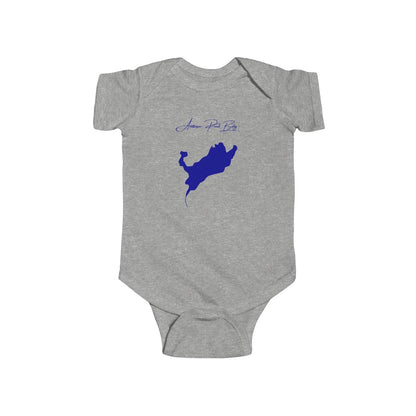 Connecticut  Anderson  Pond  Onesie  front  position  view  from  front  heather.webp