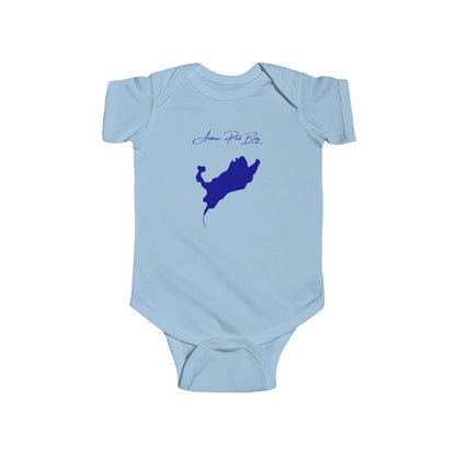 Connecticut  Anderson  Pond  Onesie  front  position  view  from  front  light  blue.webp