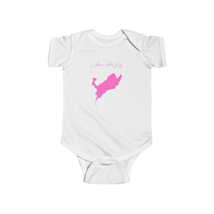 Connecticut  Anderson  Pond  Onesie  front  position  view  from  front  white.webp
