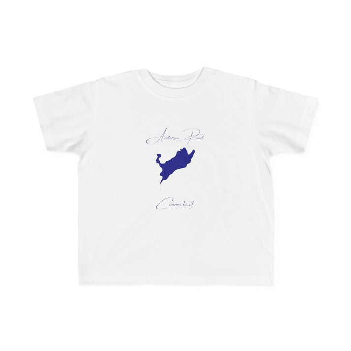 Connecticut  Anderson  Pond  Toddler  T-shirt  front  position  view  from  front  white.webp