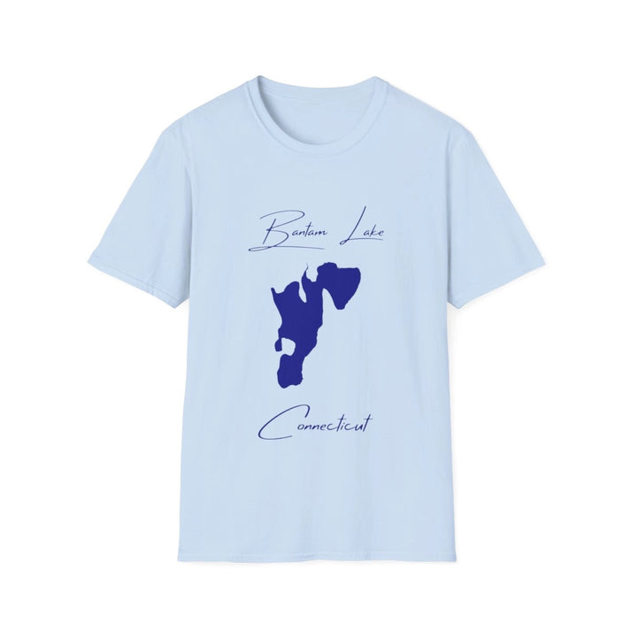 Connecticut  Bantam  Lake  T-shirt  front  position  view  from  front  light  blue.webp