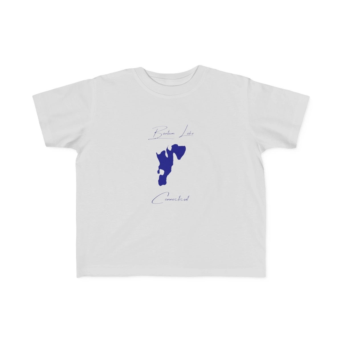 Connecticut  Bantam  Lake  Toddler  T-shirt  front  position  view  from  front  silver.webp