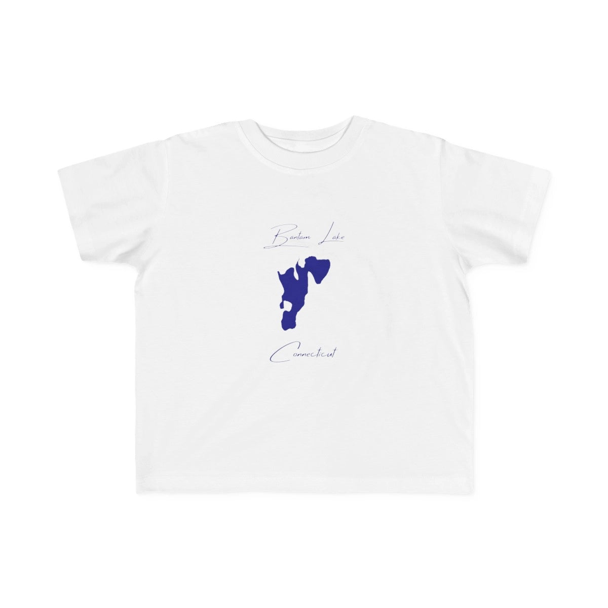 Connecticut  Bantam  Lake  Toddler  T-shirt  front  position  view  from  front  white.webp