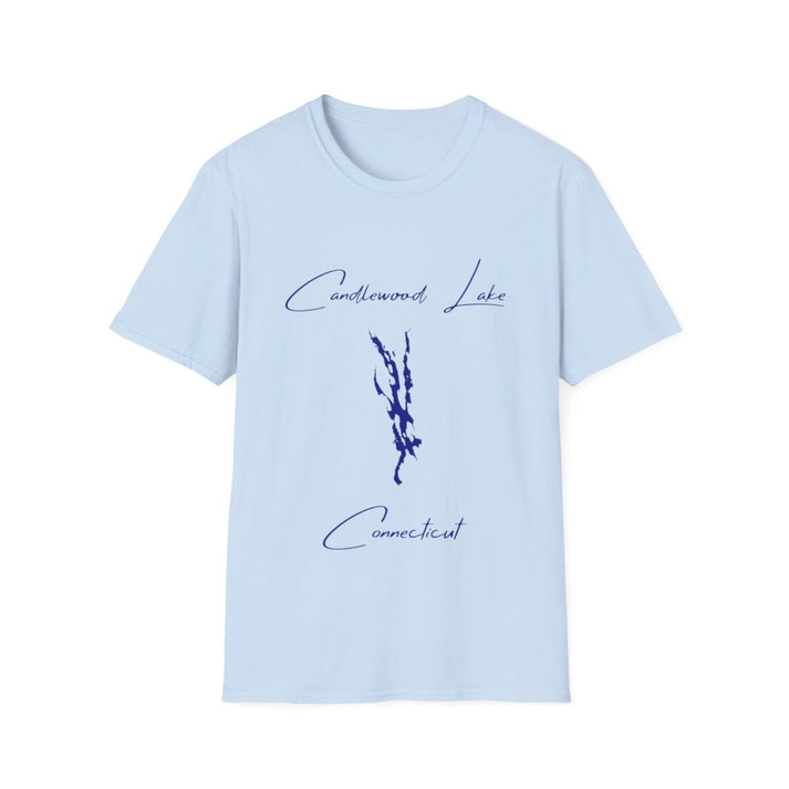 Connecticut  Candlewood  Lake  T-shirt  front  position  view  from  front  light  blue.webp