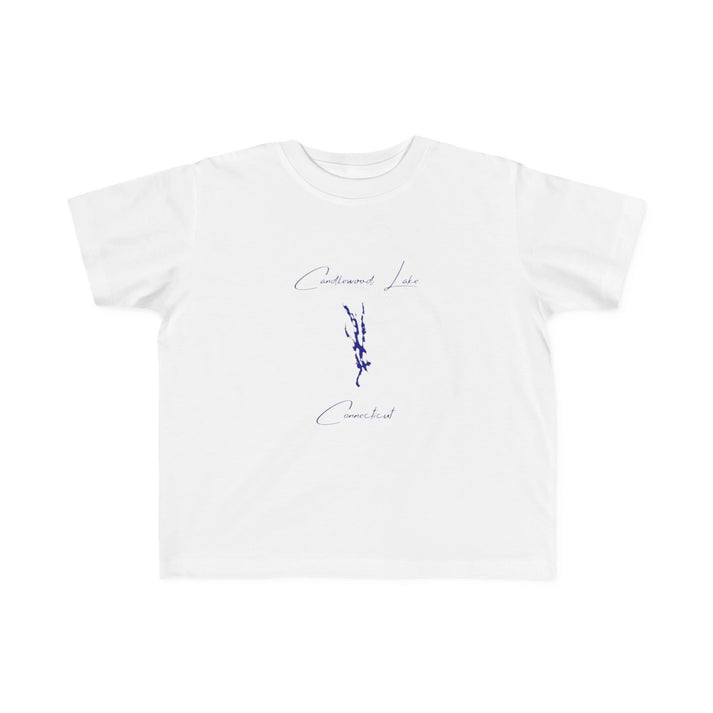 Connecticut  Candlewood  Lake  Toddler  T-shirt  front  position  view  from  front  white.webp