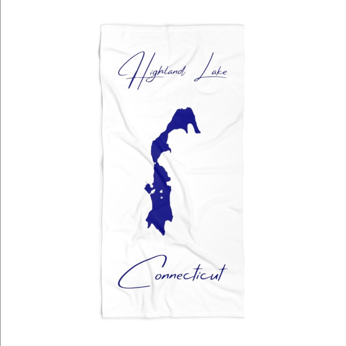 Connecticut  Highland  Lake  Beach  Towel  front  position  view  from  front  36  x  72.webp