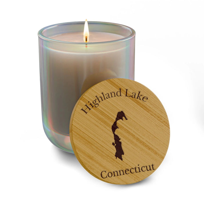 Connecticut  Highland  Lake  Engraved  Candle  other  position  view  from  front  opal  iris.webp
