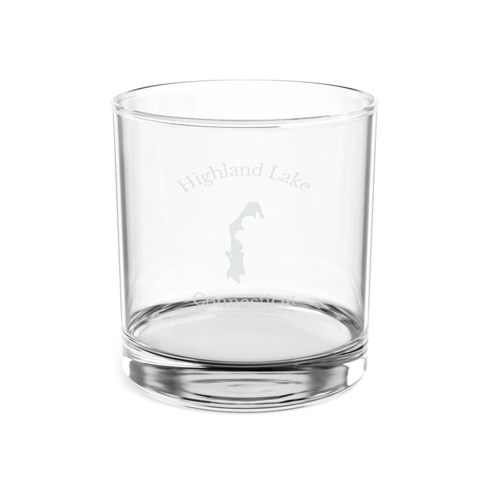 Connecticut  Highland  Lake  Engraved  Whiskey  Glass  other  position  view  from  front  10.5oz.webp