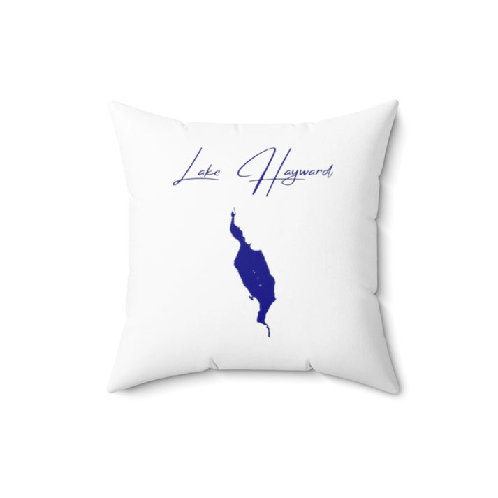 Connecticut  Lake  Hayward  Pillow  front  position  view  from  back  16  x  16.webp