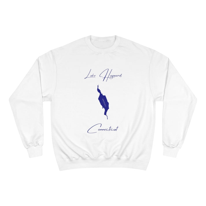 Connecticut  Lake  Hayward  Sweatshirt  front  position  view  from  front  white.webp