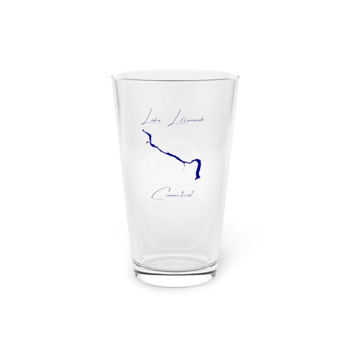 Connecticut  Lake  Lillinonah  16oz  Pint  Glass  front  position  view  from  front  16oz.webp