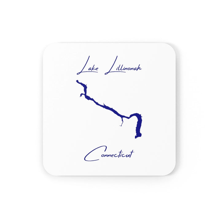 Connecticut  Lake  Lillinonah  Coaster  Set  front  position  view  from  front  3.75  x  3.75.webp