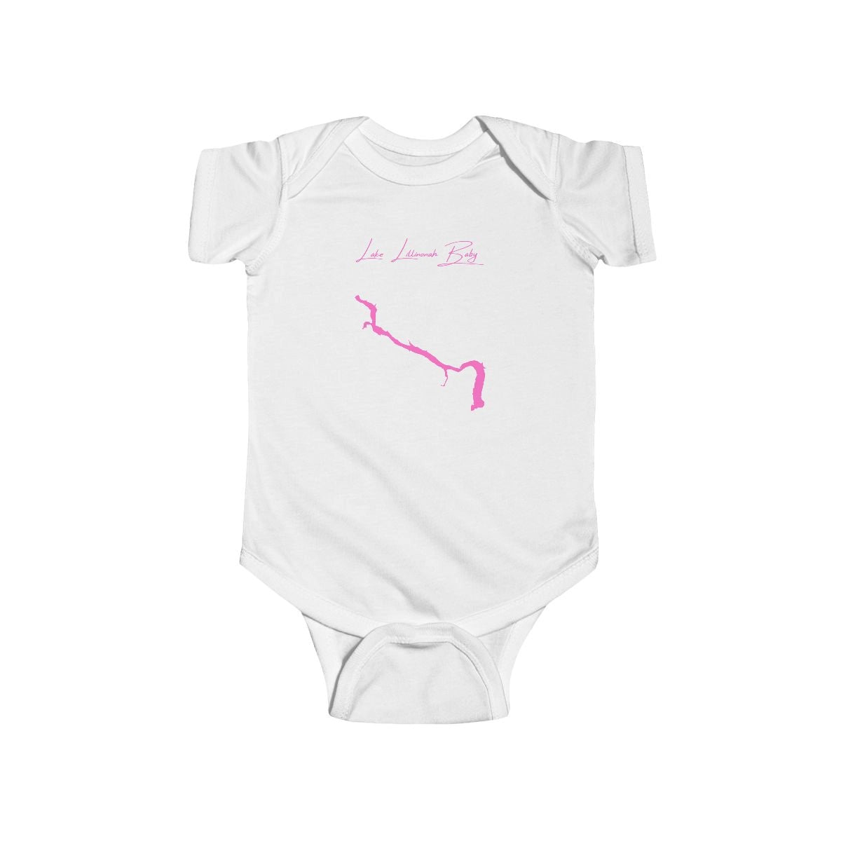 Connecticut  Lake  Lillinonah  Onesie  front  position  view  from  front  white.webp