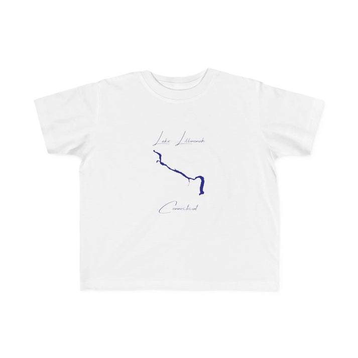 Connecticut  Lake  Lillinonah  Toddler  T-shirt  front  position  view  from  front  white.webp