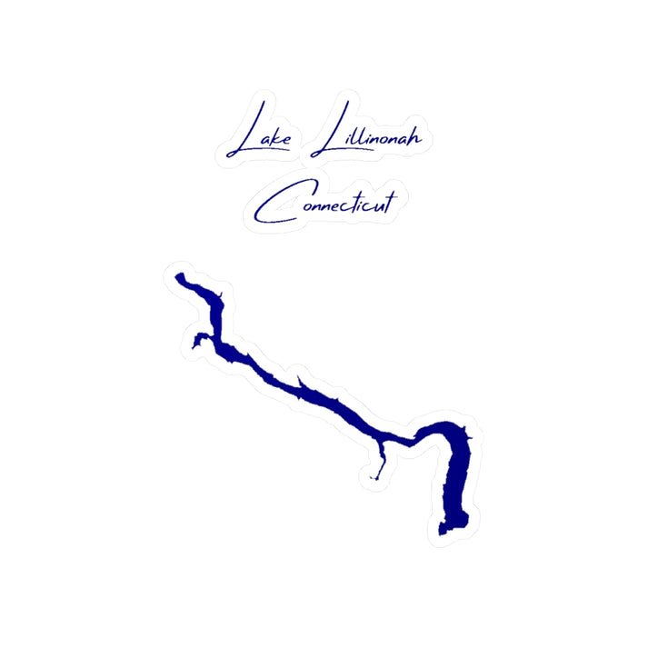 Connecticut  Lake  Lillinonah  Vinyl  Decal  other  position  view  from  front  4  x  6.webp