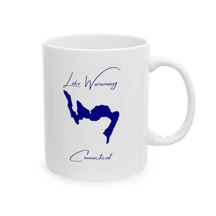 Connecticut  Lake  Waramaug  Ceramic  Mug  other  position  view  from  right  11oz.webp