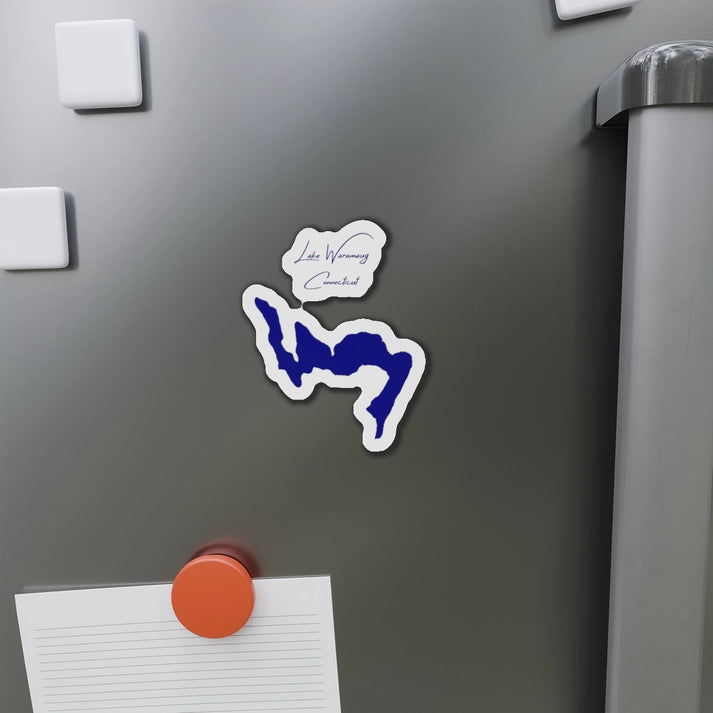 Connecticut  Lake  Waramaug  Die  Cut  Magnet  front  position  view  from  context-1  4  x  4.webp