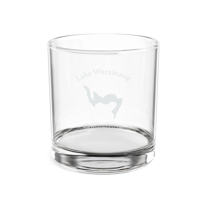 Connecticut  Lake  Waramaug  Engraved  Whiskey  Glass  other  position  view  from  front  10.5oz.webp