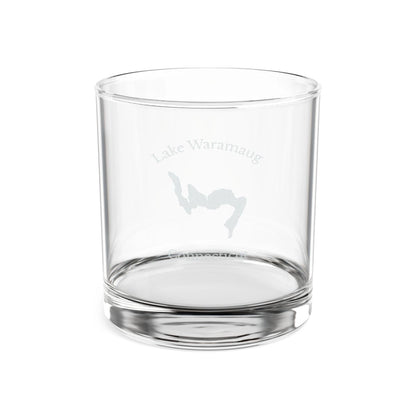 Connecticut  Lake  Waramaug  Engraved  Whiskey  Glass  other  position  view  from  front  10.5oz.webp