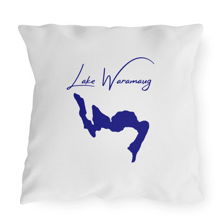 Connecticut  Lake  Waramaug  Outdoor  Pillow  front  position  view  from  front  20  x  20.webp