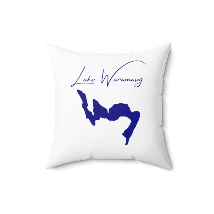 Connecticut  Lake  Waramaug  Pillow  front  position  view  from  back  16  x  16.webp
