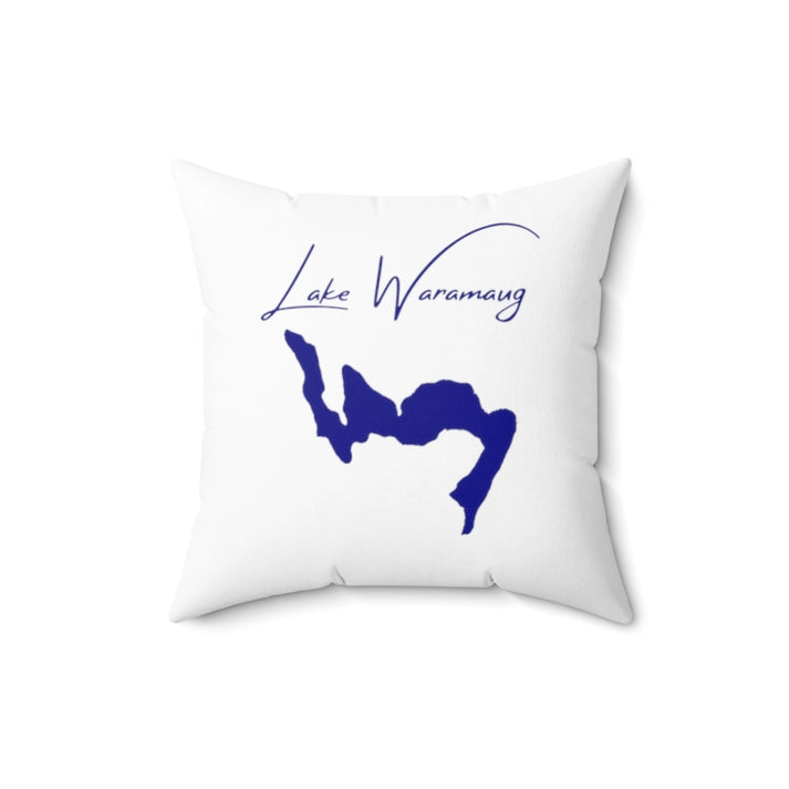 Connecticut  Lake  Waramaug  Pillow  front  position  view  from  front  16  x  16.webp
