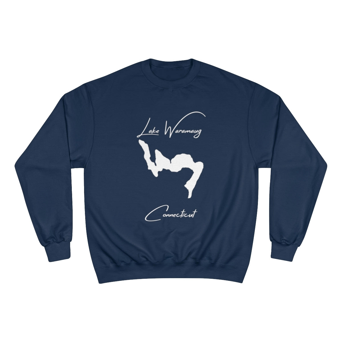 Connecticut  Lake  Waramaug  Sweatshirt  front  position  view  from  front  navy.webp