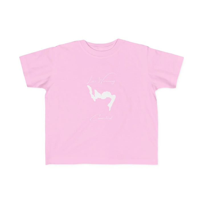 Connecticut  Lake  Waramaug  Toddler  T-shirt  front  position  view  from  front  pink.webp