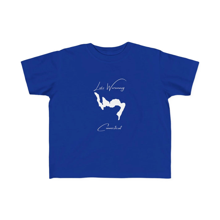 Connecticut  Lake  Waramaug  Toddler  T-shirt  front  position  view  from  front  royal.webp