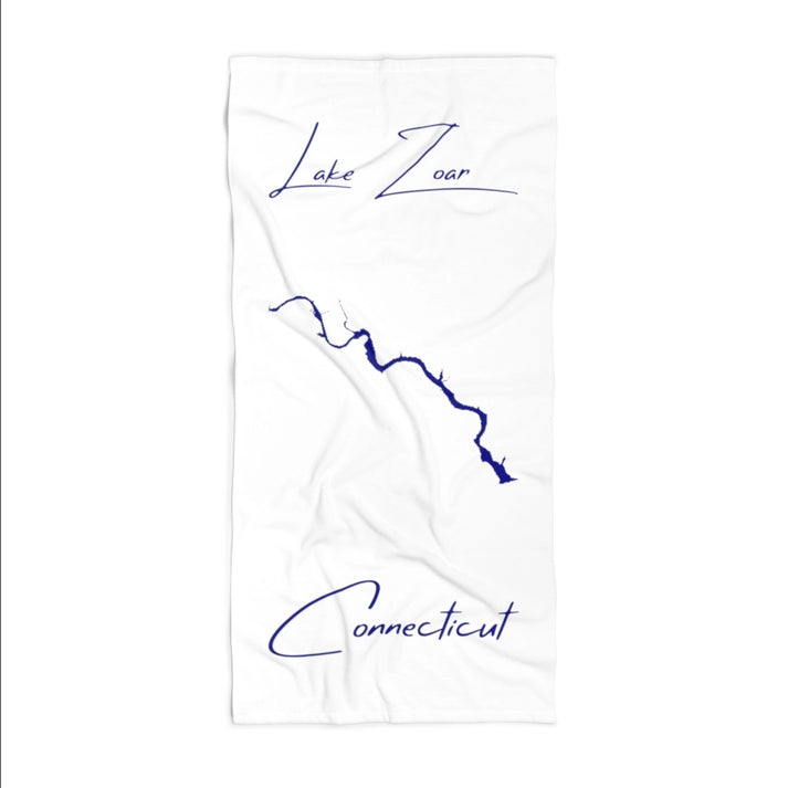 Connecticut  Lake  Zoar  Beach  Towel  front  position  view  from  front  36  x  72.webp