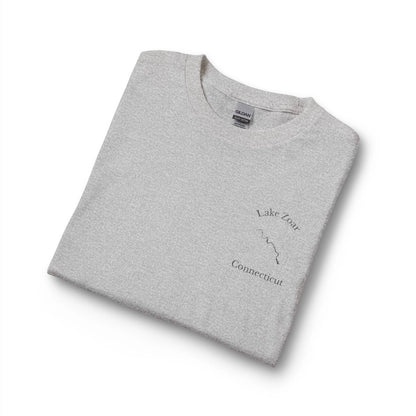 Connecticut  Lake  Zoar  Long  Sleeve  Fishing  T-shirt  other  position  view  from  folded  sport  grey.webp