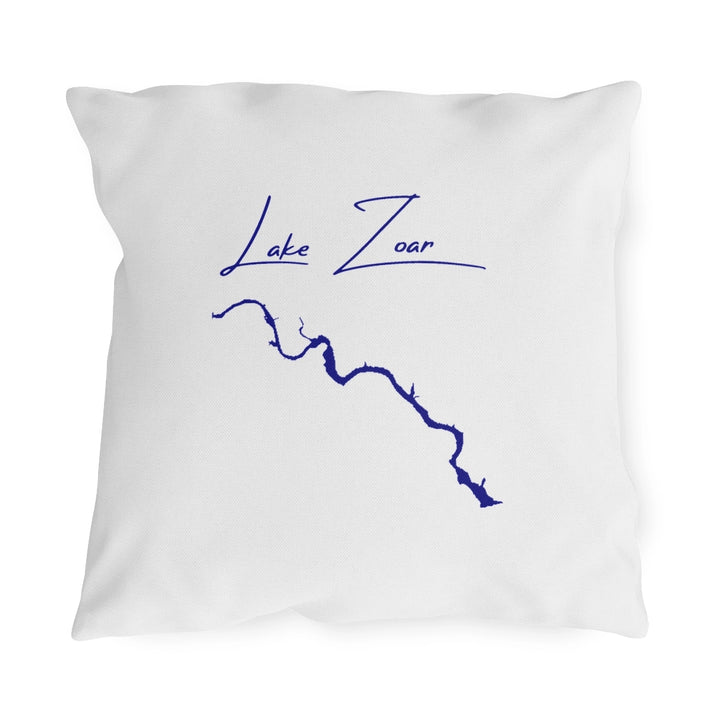 Connecticut  Lake  Zoar  Outdoor  Pillow  front  position  view  from  front  18  x  18.webp