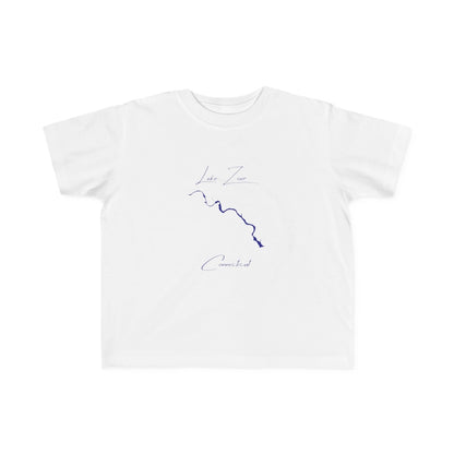Connecticut  Lake  Zoar  Toddler  T-shirt  front  position  view  from  front  white.webp