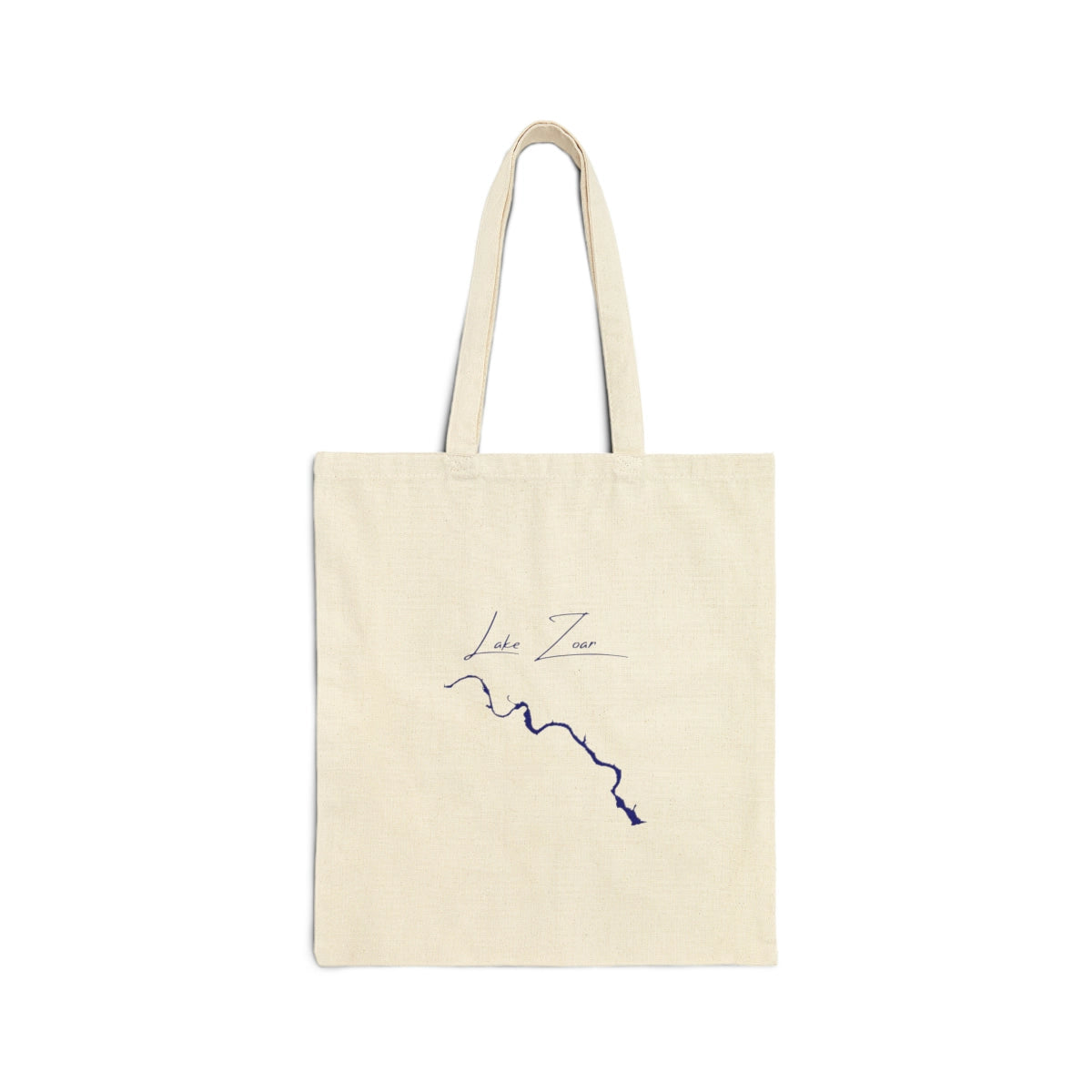 Connecticut  Lake  Zoar  Tote  Bag  front  position  view  from  front  15  x  16.webp