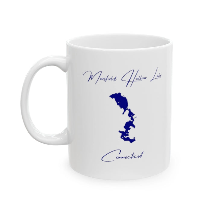 Connecticut  Mansfield  Hollow  Lake  Ceramic  Mug  other  position  view  from  left  11oz.webp