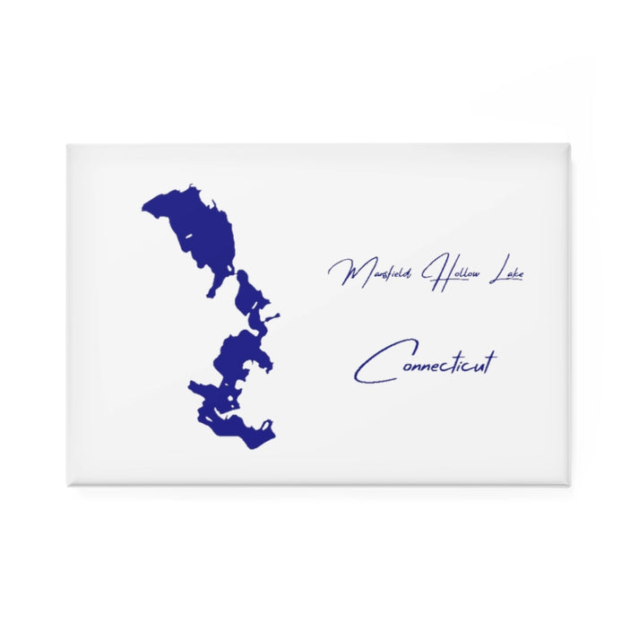 Connecticut  Mansfield  Hollow  Lake  Magnet  front  position  view  from  front  2  x  3.webp