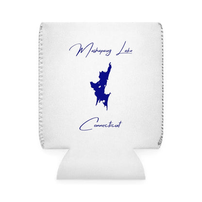 Connecticut  Mashapaug  Lake  Can  Koozie  front  position  view  from  front-1  white.webp