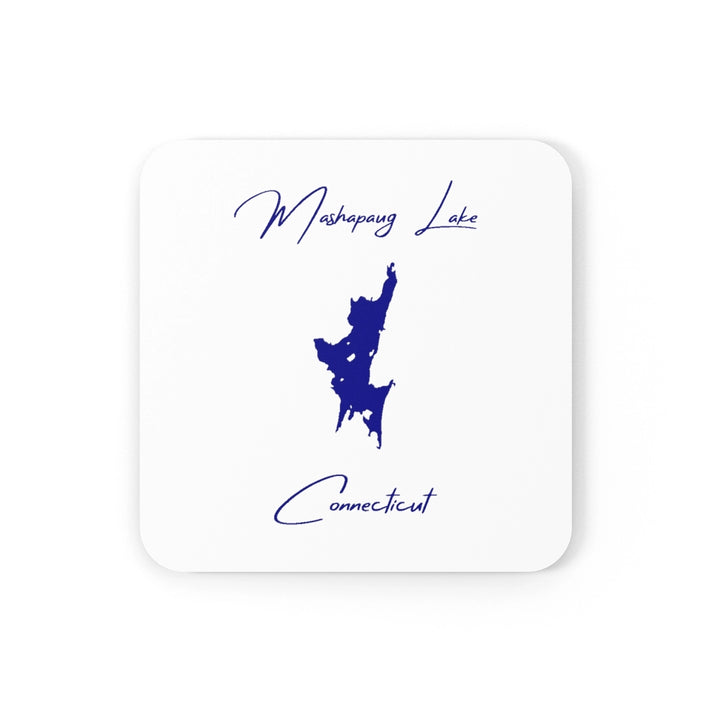 Connecticut  Mashapaug  Lake  Coaster  Set  front  position  view  from  front  3.75  x  3.75.webp